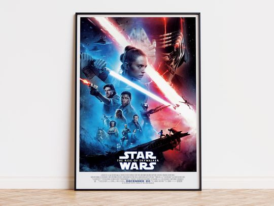 Discover Star Wars - Episode IX - The Rise of Skywalker - Movie Poster | Digital Download | High Quality Ready To Print