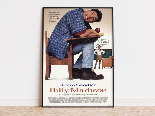 Discover Billy Madison - Movie Poster | Digital Download | High Quality Ready To Print