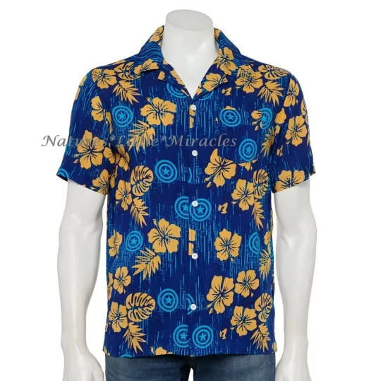 Men's Captain America Hawaiian Shirt