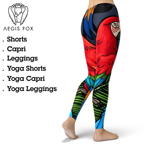 Discover Bird Tropical Leggings, Gift for Women