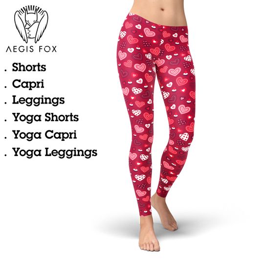 Discover Valentine's Day Leggings, Gift for Women