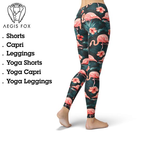 Discover Flamingo Leggings, Gift for Women