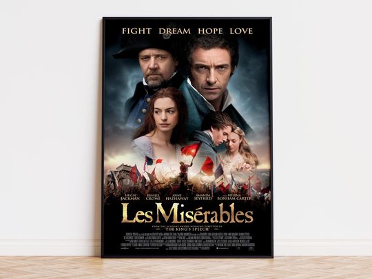 Discover Les Misrables - Movie Poster | Digital Download | High Quality Ready To Print