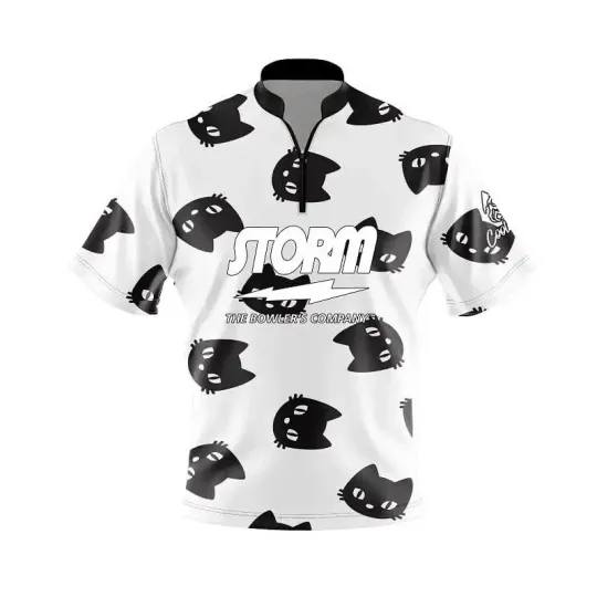 Discover Storm Black Cats Fast Track CoolWick Bowling Jersey