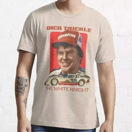 Discover Vintage NASCAR Dick Trickle - The White Knight Essential T-Shirt