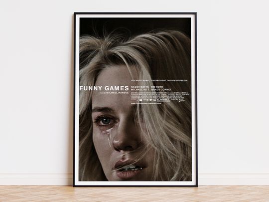 Discover Funny Games - Movie Poster | Digital Download | High Quality Ready To Print