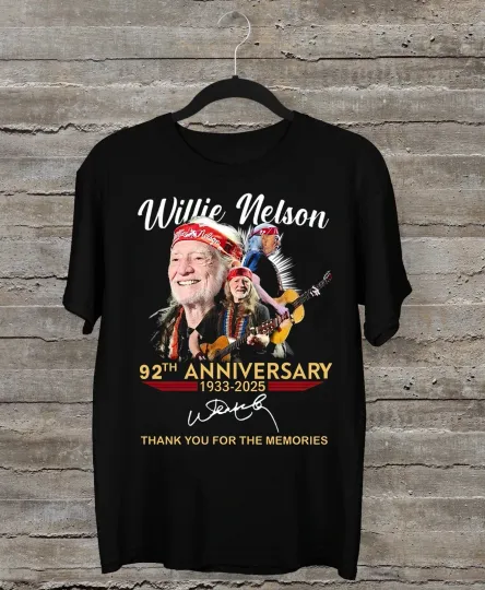 Nelson 92nd Anniversary 1933–2025 Thank You T-Shirt
