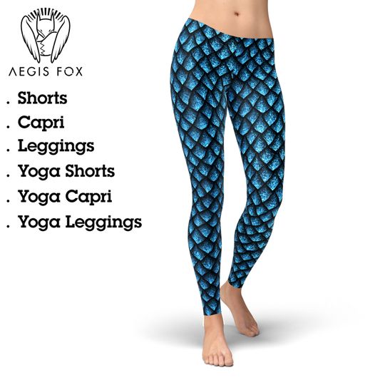 Discover Dragon Scales Leggings, Gift for Women