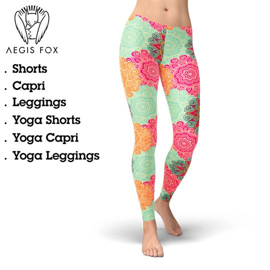 Discover Mandala Yoga Leggings, Gift for Women