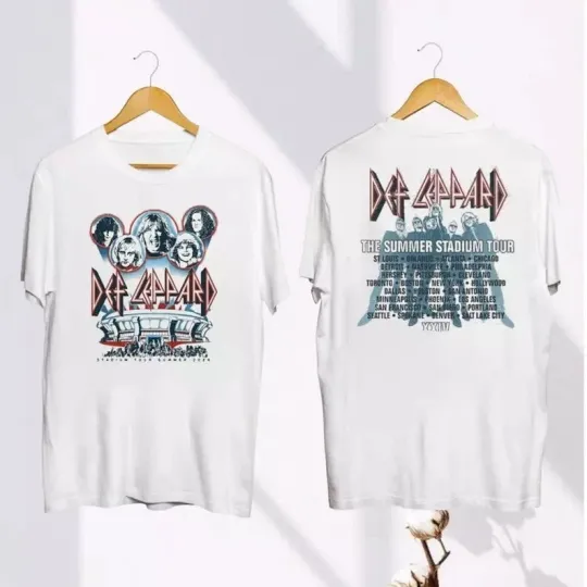 Discover 2025 Def Leppard and Journey Summer Stadium Tour Shirt - Fan Merch