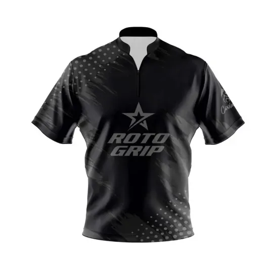 Roto Grip Dapper Quick Ship CoolWick Sash Zip Bowling Jersey