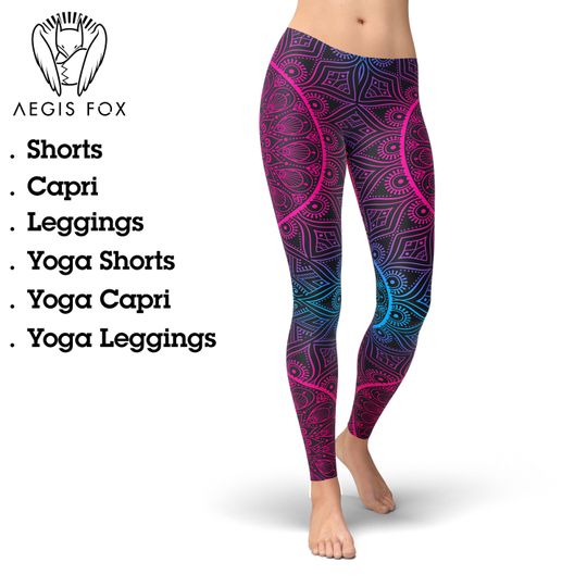 Discover Mandala Yoga Leggings, Gift for Women
