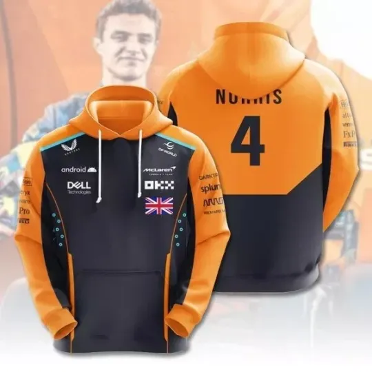 Mc.Larren x Lando Norris 3D Apparel Hoodie,  Gift for Fan
