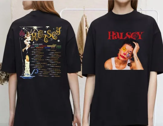 Discover Halsey Graphic 2025 Halsey for My Last Trick the Tour T-Shirt