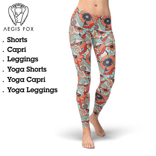 Discover Floral Mandala Yoga Leggings: Women's Workout Pants