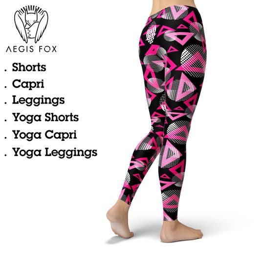 Discover Mosaic Texture Yoga Leggings: Printed Workout Pants