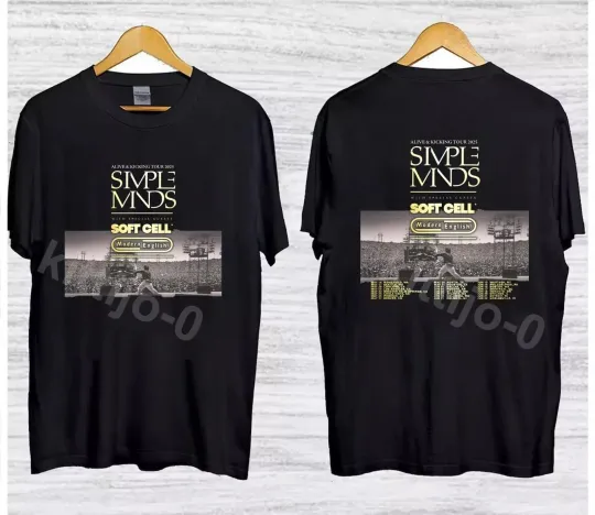 Discover Simple Minds Bring Alive & Kicking Tour 2025 T-Shirt