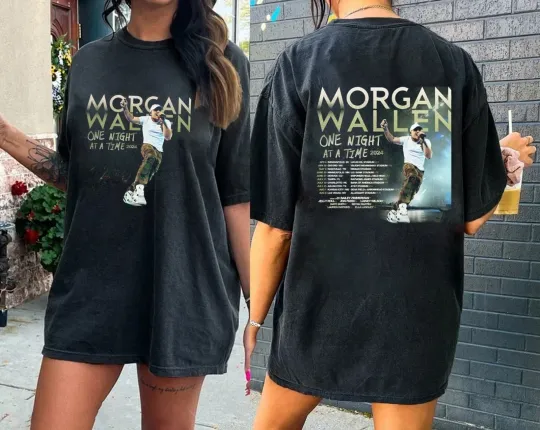 Wallen Western One Night at a Time World Tour 2024 T-Shirt Gift For Fan