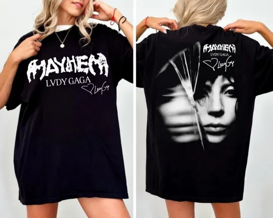 Discover Ld ga The Mayhem Ball Tour 2025 Shirt Ld ga Shirt The Mayhem Shirt