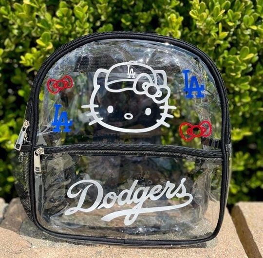 Discover Los Angeles Baseball Stadium Backpack: Clear Durable Plastic, Approved Size
