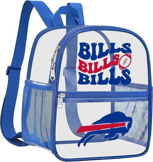 Discover Buffalo Football Stadium Backpack: Clear Plastic, Approved Size
