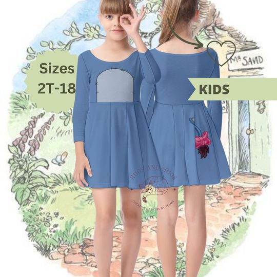 Eeyore Costume Dress: Long Sleeve Birthday Party Outfit