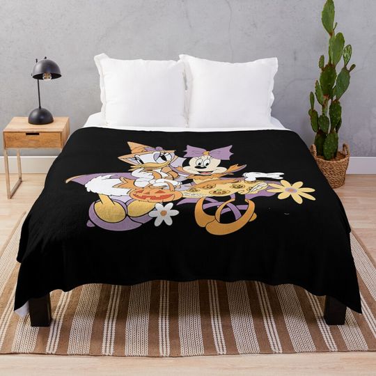 Discover Minnie Daisy Halloween Soft Warm Throw Blanket for Couch and Bed