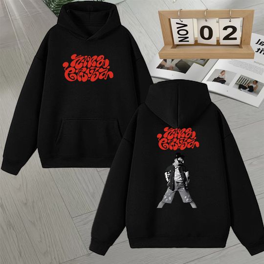 Discover Fashion Singer Nina Chuba Tour Album 2025 Double Sided Print Streetwear Hoodies Fleece Long sleeve Men Women Sweatshirt Unisex