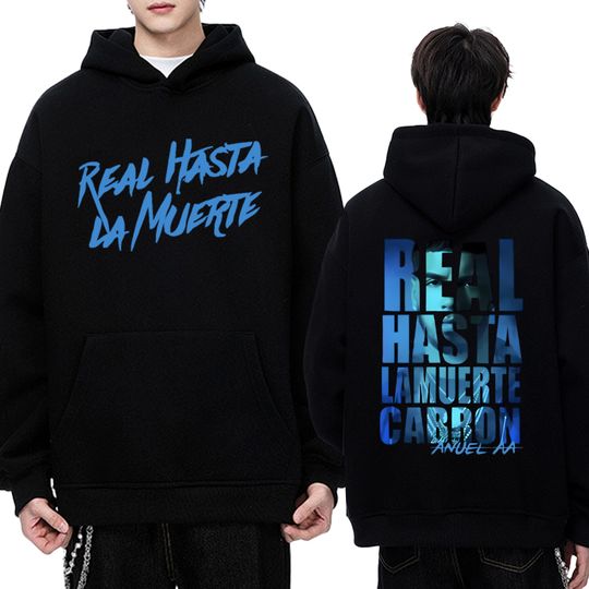 Singer Anuel AA world Tour 2025 Double Sided print Hoodies