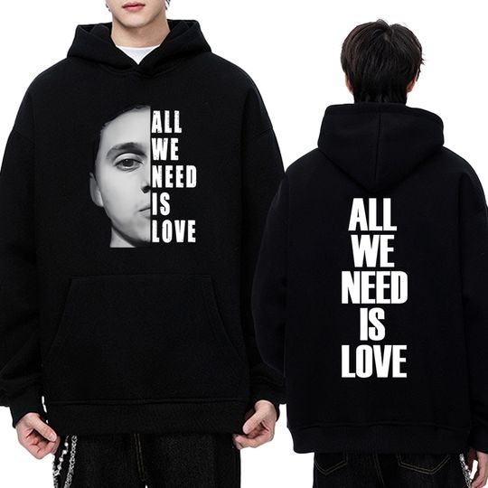 Singer Canserbero All We Need Is Love Song Double Sided Hoodie