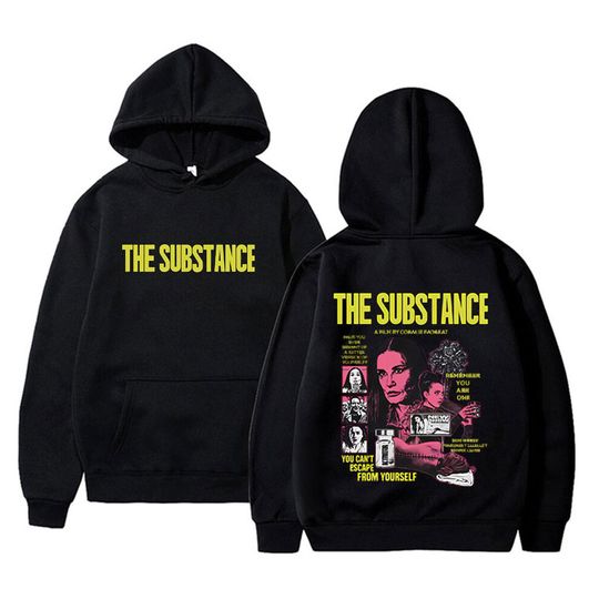Discover Horror Movie The Substance Double Sided Print Hoodie