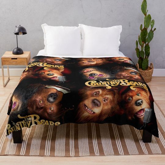 Discover The Country Bears Throw Blanket