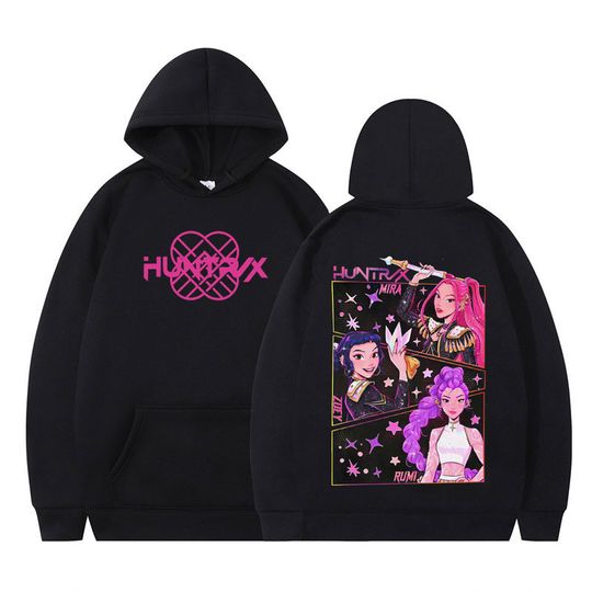 Discover KPOP Demon Hunters Double-sided Print Hoodies