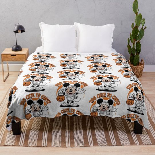 Mickey Mouse mummy Throw Blanket
