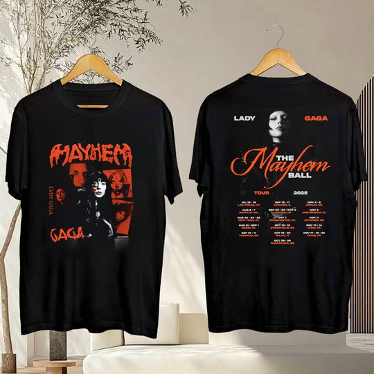 Ld ga The Mayhem Ball 2025, Ld ga The Mayhem Ball Tour Shirt, Ld ga Merch, Ld ga Fan Gifts, The Mayhem Ball Tour T-shirt