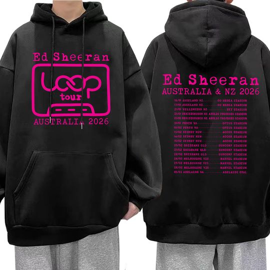 Discover Ed Shee Loop Tour Australia and New Zealand 2026 Tour Hoodies Men Women Clothing Fashion Harajuku Oversized Sweatshirts Coats