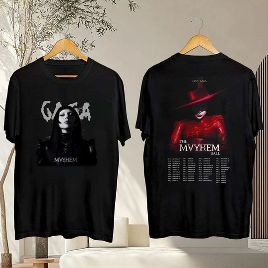 Discover Ld ga The Mayhem Ball Tour Shirt, Ld ga Tee, The Mayhem Ball Tour T-shirt, Ld ga The Mayhem Ball Tour 2025, Ld ga Tour Merch