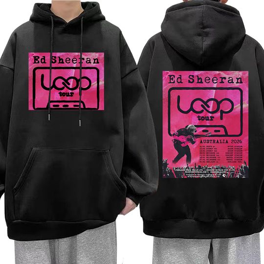 Ed Shee Loop Tour Australia 2026 Tour Graphic Hoodies