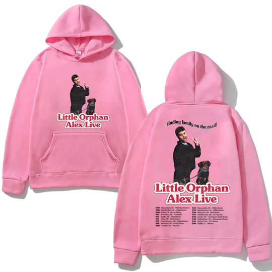 Discover Alex Warren-2026 European Arena Tour Hoodie Casual High Quality Cartoon Print Moletom with Hooded Fleece Comfortable Hoody