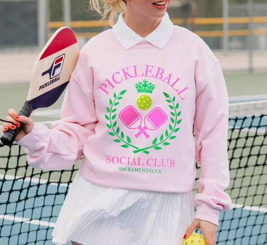 Discover Cute Pickleball Unisex Sweatshirt