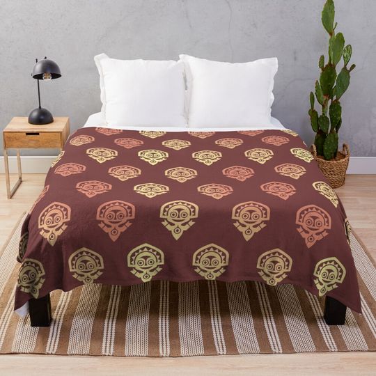 Discover Great Ceremonial House. Throw Blanket