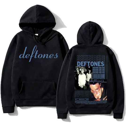 Deftone Hoodie Around The Fur Album Clothes Men Classic Pullover Harajuku Gothic Aesthetic Hoody