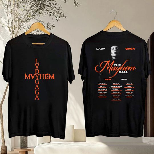 Ld ga Fan Shirt, Ld ga The Mayhem Ball Tour 2025 Shirt, Ld ga 2025 Concert, Ld ga Merch, Ld ga Mayhem Shirt, Ld ga