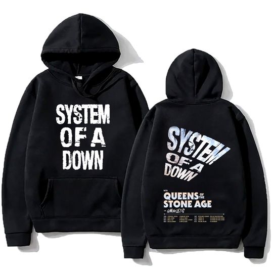 Rock Band SYSTEM OF DOWN Hoodie SYSTEM OF DOWN Tour 2026