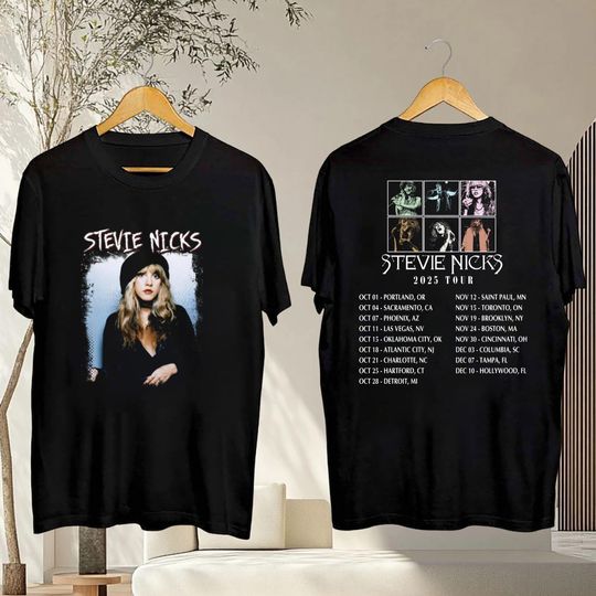 Discover 2025 Live In Concert Stevie Nicks  T-Shirt, Stevie Nicks Graphic Shirt, Stevie Nicks Shirt, Stevie Nicks Tour Merch, Stevie Nicks Fan Gifts