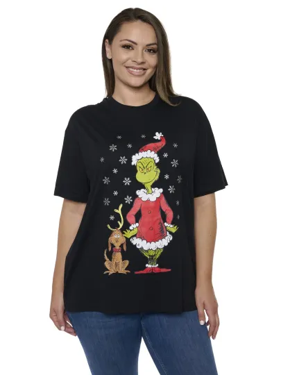 Seuss Geisel Max Christmas Women's Plus Size T-Shirt