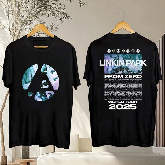 Discover Linkin Park Graphic Shirt, 2025 Linkin Park From Zero World Tour Shirt, Linkin Park Rock Band Tee, Linkin Park Merch, Linkin Park Fan Gift