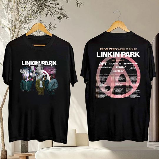 Discover Linkin Park Band Logo Shirt, 2025 Linkin Park From Zero World Tour Shirt, Linkin Park Rock Band Tee, Linkin Park Merch, Linkin Park Fan Gift
