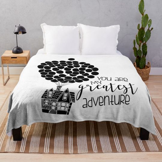 Discover You Are My Greatest Adventure Throw Blanket