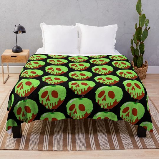 Poison Apple Soft Warm Throw Blanket for Couch and Bed